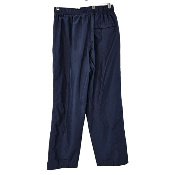Nike Joggers Men Large Navy Blue Athletic Track Pants Y2k 90s 1990 Windbreaker - Picture 2 of 5